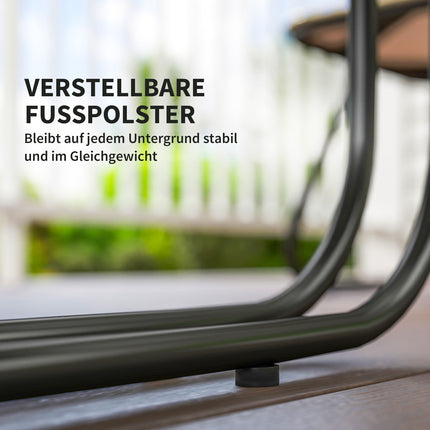 Set mobilier de gradina din polyrattan Set lounge cu canapea fotoliu perne de masa grup de scaune rezistent la intemperii pentru 4 persoane Set mobilier balcon lounge gradina mobilier terasă pentru balcon de grădină maro + gri închis |