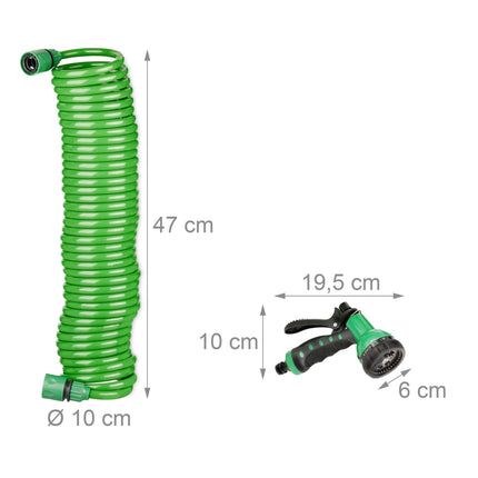 Furtun de grădină cu pistol de pulverizare