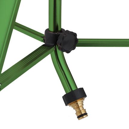 Garden sprinkler with adjustable stand