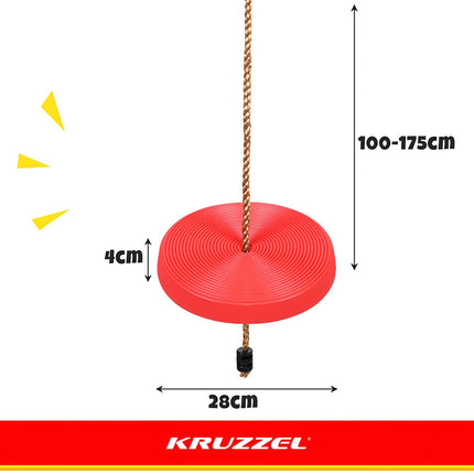 Leagăn de grădină rotund din plastic 23554