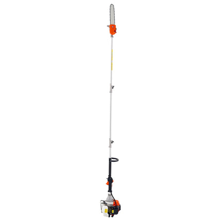 Gas Pole Saw, 43cc 2-Stroke, 12 in Bar, 12 ft Reach