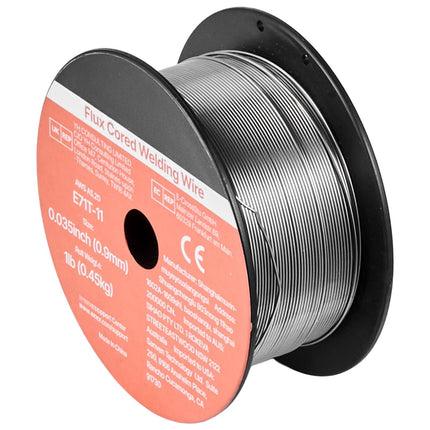 Gasless Flux Core MIG Wire 0.9mm 0.45kg, 3 Rolls