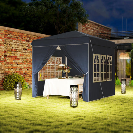 Pop-Up Gazebo, 2.5x2.5m, water-repellent, UV 50+