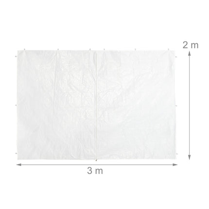 Panouri laterale pentru foișor, 6x, 3x6m, țesătură PE impermeabilă