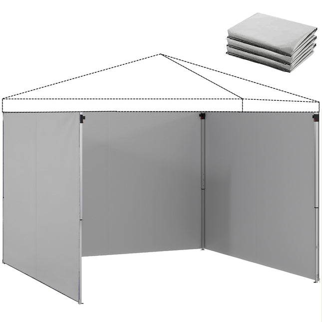 Set pereți laterali pentru foișor, 3x3m, material Oxford UPF 50+