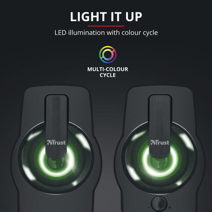 Gemi 2.0 RGB illuminated speakers