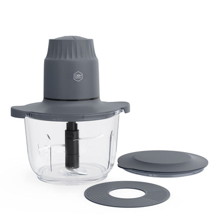 Tocător de alimente cu bol din sticlă, capacitate 2L, putere 500W