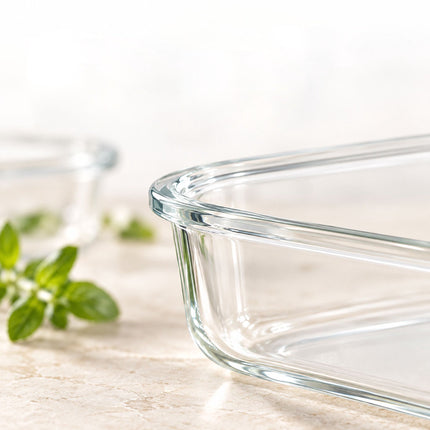 Glass Food Storage Containers with Click-Lock Lids, Set of 12, Leakproof