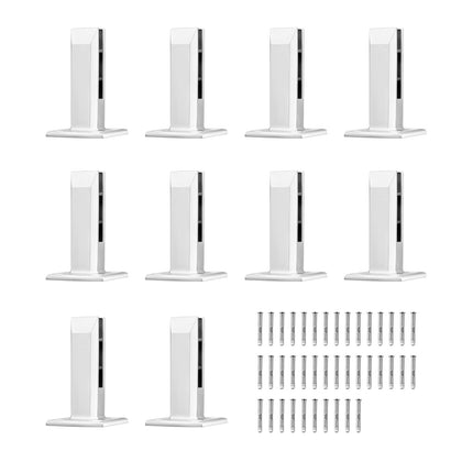 Glass Railing Clamps, 10-Pack, 304 Stainless, 8–12mm