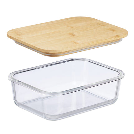 Borcan de sticlă cu capac set de 4