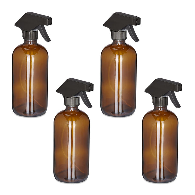 Flacon spray de sticlă 500 ml set de 4