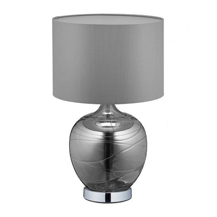 Lampă de masă din sticlă