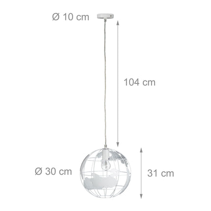 Lampă suspendată Globe