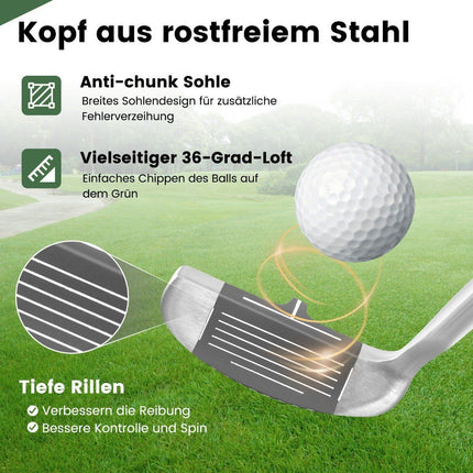 Tocator de golf 89 cm - Cap din oțel inoxidabil, mâner anti-alunecare