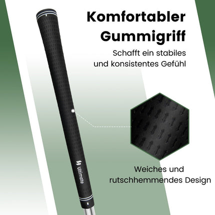 Tocator de golf 89 cm - Cap din oțel inoxidabil, mâner anti-alunecare