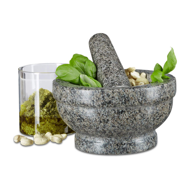 Mortar și pistil de granit 17 cm