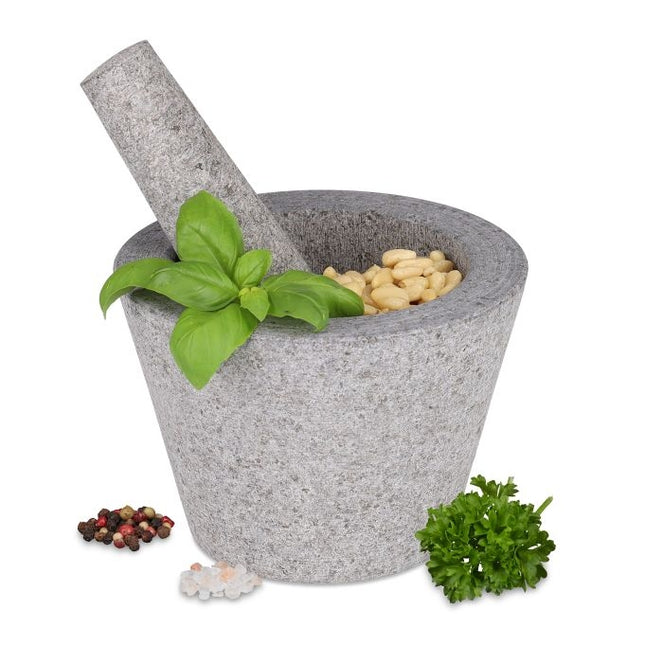 Mortar de granit cu impact