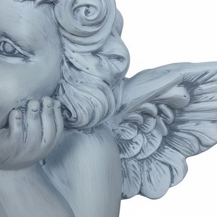 Statuie înger de mormânt, 31 cm, polirășină, rezistentă la intemperii