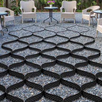 Gravel Grid 3-Inch, 24.93 x 9.52 Ft Permeable HDPE