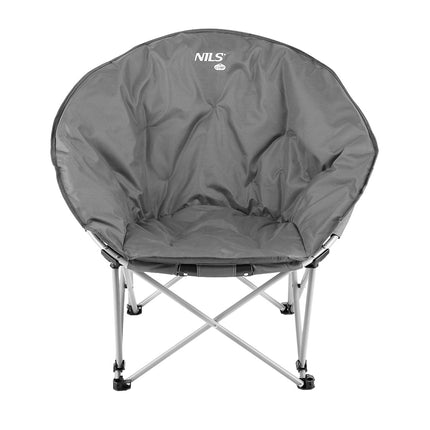 Scaun de camping pliabil gri, usor, portabil