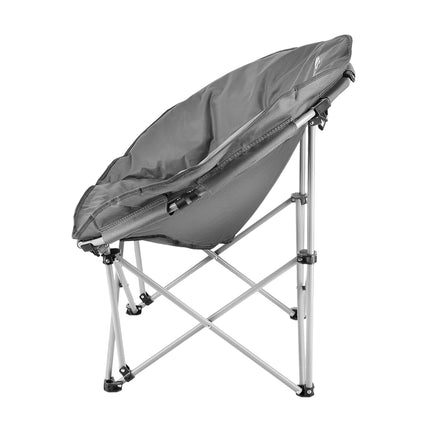 Scaun de camping pliabil gri, usor, portabil