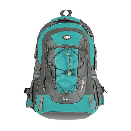 Rucsac verde, capacitate mare, material rezistent