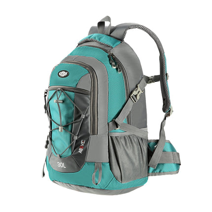 Rucsac verde, capacitate mare, material rezistent