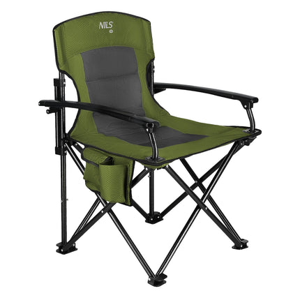 Green Camping Chair, Foldable, Lightweight Design