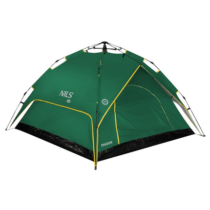 Cort de camping verde, 2 persoane, ușor
