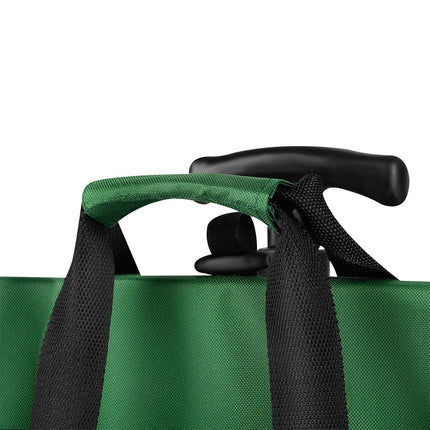 Vagon pliabil verde, compact și portabil