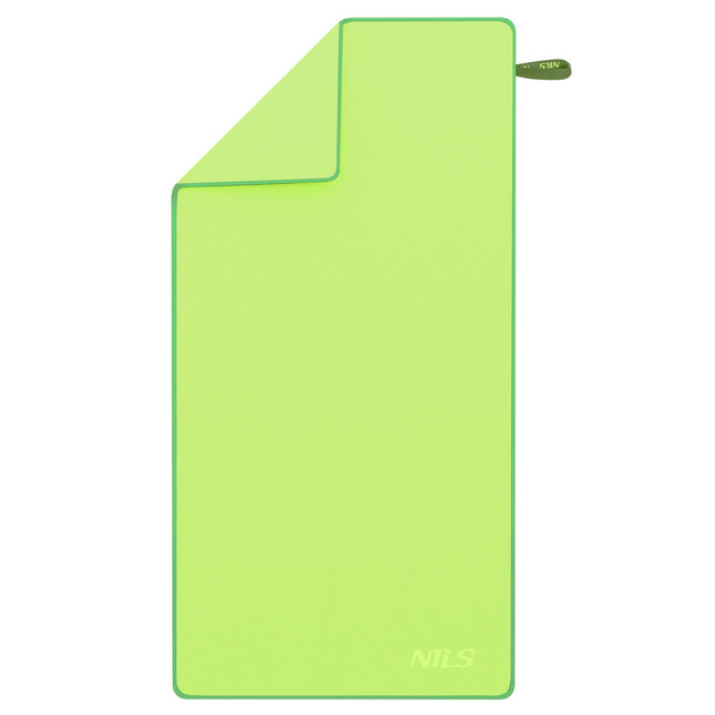Prosop din microfibra verde, 180x100 cm