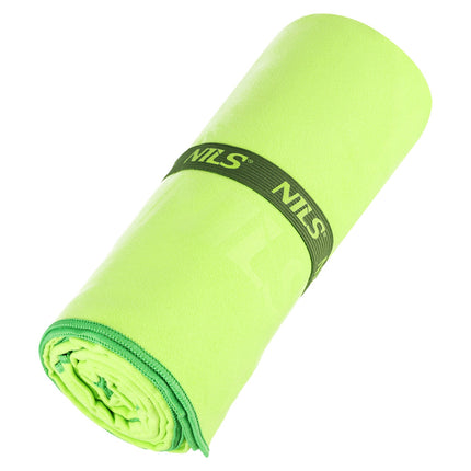 Prosop din microfibra verde, 180x100 cm