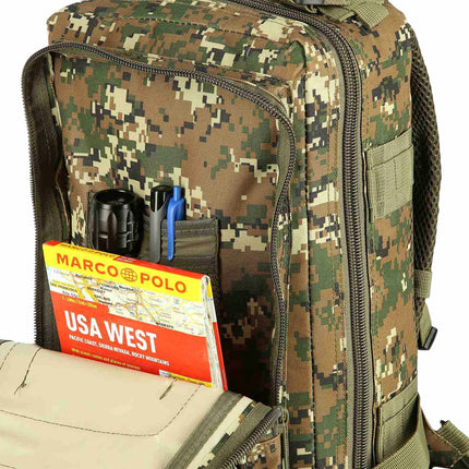 Rucsac verde Moro Defender, durabil și spațios