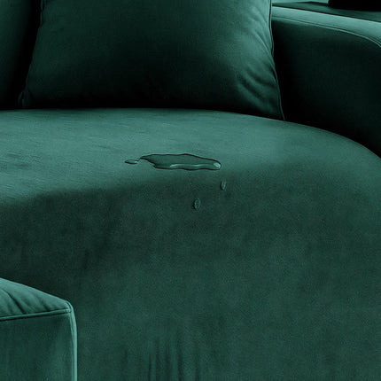 Green Sofa Cover, Stretch Fit 145-185cm