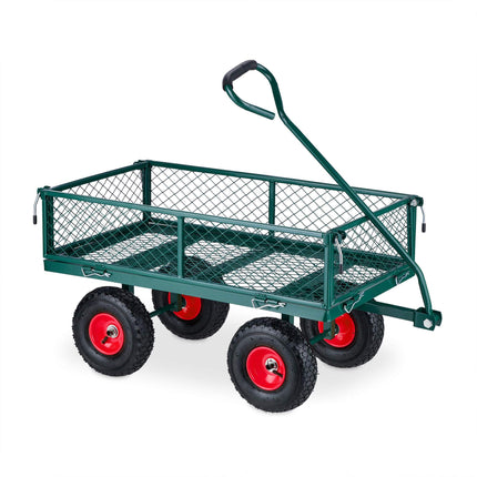 Cărucior de mână verde
