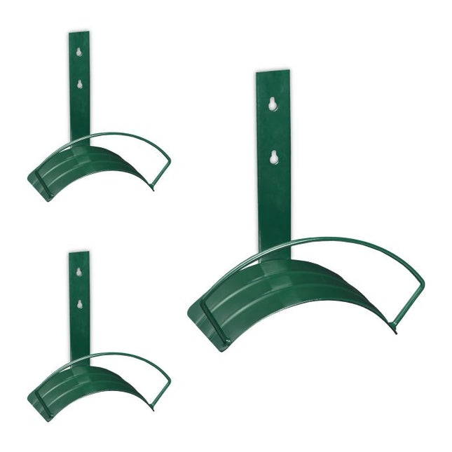Suport pentru furtun verde - set de 3