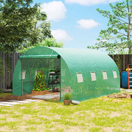Large film greenhouse, 4x3x2m, window & UV protection