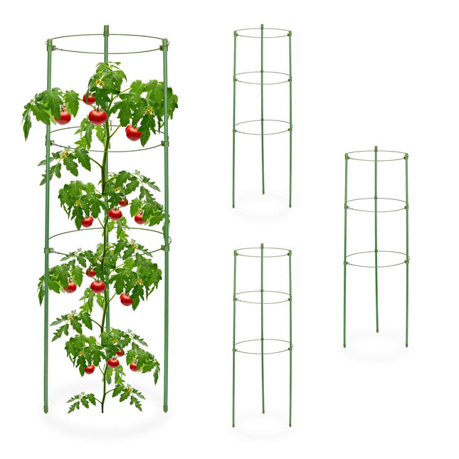 Suporturi pentru plante verzi 60 cm, set de 4