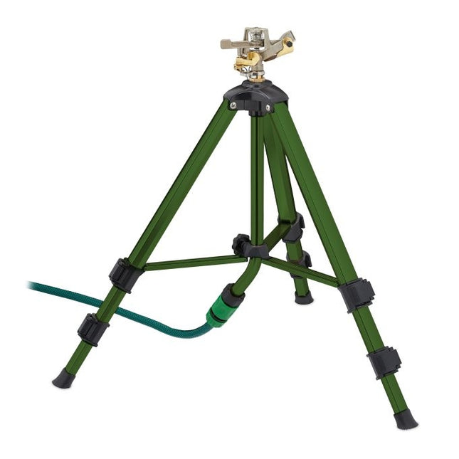 Aspersor verde cu suport metalic