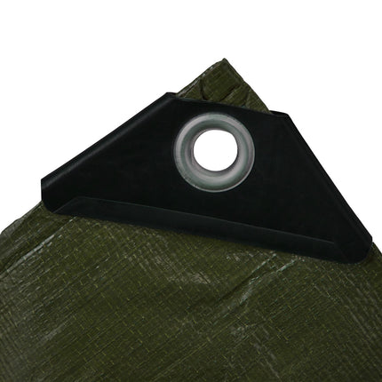Green tarpaulin 200 g/m²