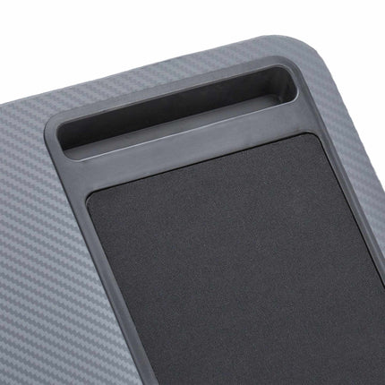 Tavă gri pentru laptop cu mouse pad