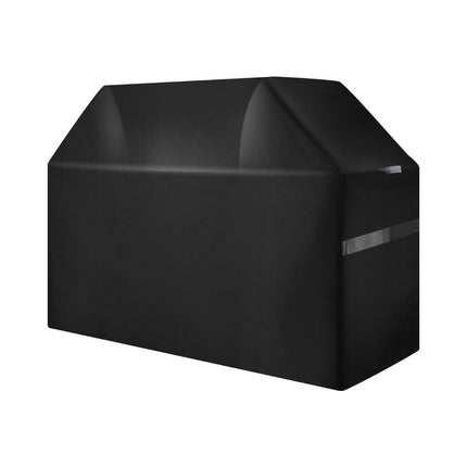 Grill Cover 48 Inch, Waterproof 600D Polyester, Hook Loop Straps, Black