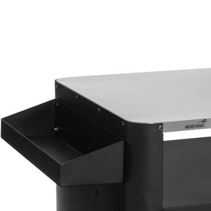 Grill table Black 135 x 60 x 90 cm