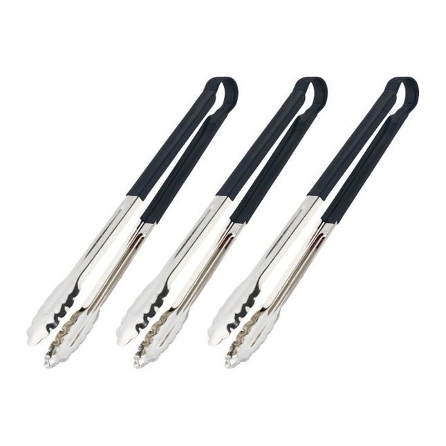 Cleste pentru gratar din otel inoxidabil, set de 3