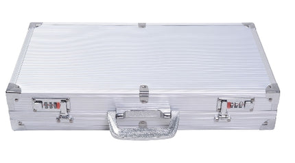 Carcasă pentru pistol cu inserție de spumă, cadru din aluminiu, 47x25 cm