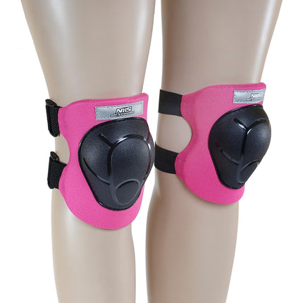H210 Black-Pink Protective Gear Set, Size L