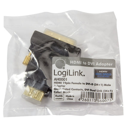 HDMI female -> DVI-D male