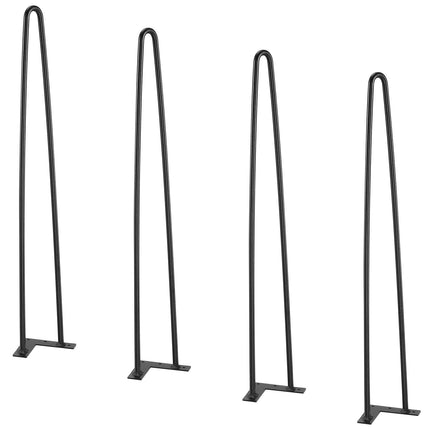 Hairpin Table Legs, 28 Inch, Set Of 4, Steel