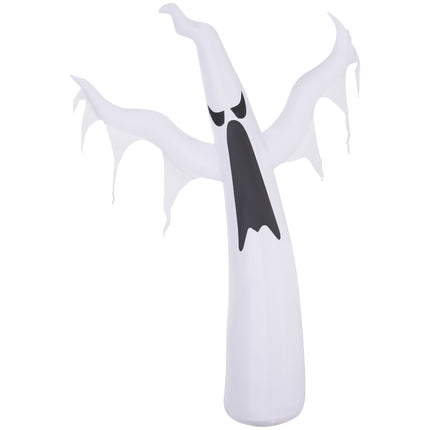 Fantomă gonflabilă de Halloween cu lumini LED, 1,8 m înălțime