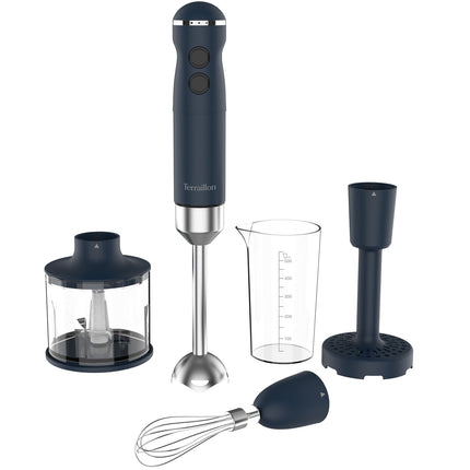 Blender de mână 1000W – Viteză variabilă, Turbo, Accesorii